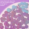 CABODYALS 380Pcs 20mm Purple Sequin Paillettes Flat Sequins Bulk Flat