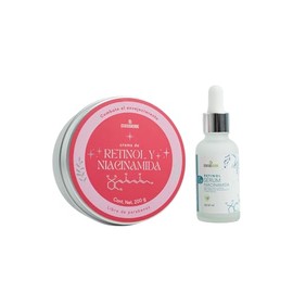 Kit 2 piezas ANTITEXTURA de RETINOL con Niacinamida crema 200g y serum facial 30ml