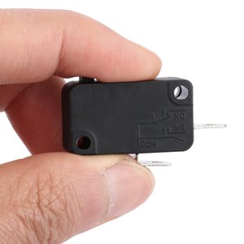 2-Pack KW7-0 Micro Switch, Replacement for Air Fryer XL, Power XL, Vortex, Microswitches for Microwave Oven & Induction Cooker - Normally Open, 16A 125V/250V, 2Pins 1NO 1NC