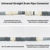 QruiLanTu Universal Drain Pipe Connector,Washing Machine Drain Hose Extension Fitting,with