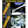 Rechargeable Flashlight High Lumens- Super Bright Magnetic Flash Light with