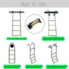 Buddy Climbing Stirrup 4 Step for Kids, Heavy Duty Nylon