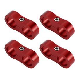 Hihaha Hose Disconnect Clamp Fitting Adapter/Pipe Hose Disconnect Clamp Tool AN10 20 mm Pack of 4 Red