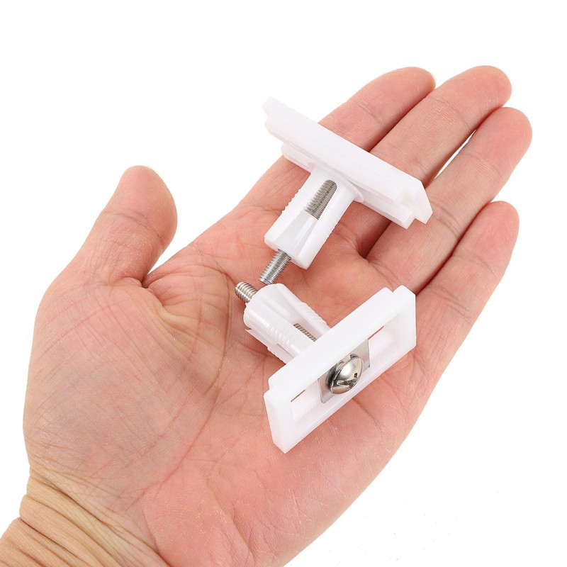 uxcell 2Pcs Toilet Seat Cover Hinge, 36mm Blind Hole Rectangular