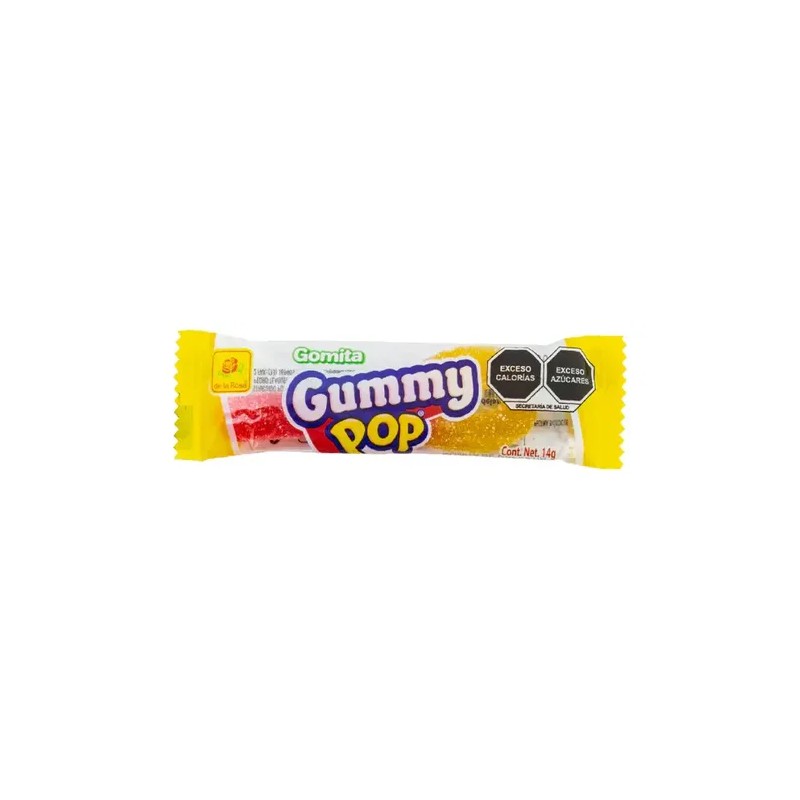 Gummy Pop Gomita Frutal De La Rosa 25pz 325g