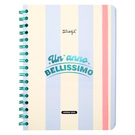 Mr. Wonderful - Weekly Planner 2025 - A Beautiful Year - Includes 8 Sheets of Stickers and Pads of Sticky Notes in Different Shapes
