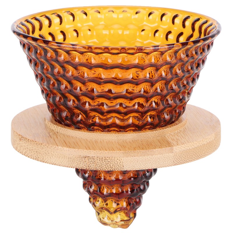 Coffee Pot Filter reusable glass Coffee Dripper Funnel Kettle Brewer