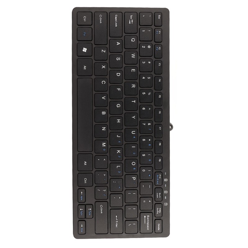 USB Wired Keyboard 78 Keys Ultra Thin Mini Portable Anti
