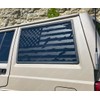 Skull Daddy Graphics PRECUT XJ Window USA Distressed Flag Decals