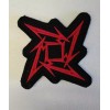 Unbranded Metallica Ninja Star Patch Red Made in USA Thrash Metal Slayer Megadeth Metal