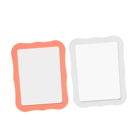 GRIRIW 2pcs Magnetic Locker Mirrors Compact Makeup Mirrors for Office Bedroom School Bathroom Refrigerator Cabinet Portable and Easy Magnetic Mounting