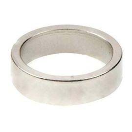 XTRAFAST Wow PK Ring up to 17 Professional Magic Tricks Magic Silver 18 mm Inner Diameter, Silver