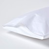 HOMESCAPES 1000 Thread Count Egyptian Cotton White Standard Size Pillowcase