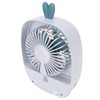 USB Desk Fan 3 Speed Mode Mist Spraying USB Charge