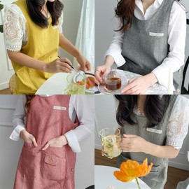 Hans Gallery Daycare Apron Daycare Teacher One-Piece Apron Collection of 3 types, 02.Mika02.Mika_Blue(XL)Blue(XL) / 한스갤러리 어린이집 앞치마 보육 교사 선생님 원피스 앞치마 3종 모음, 02.미카02.미카_블루(XL)블루(XL)