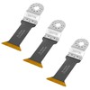 3 x 44mm LR Titanium Tipped Saxton Blades Fein Multimaster