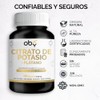 OBY Citrato de Potasio 1000 mg | Potasio enriquecido con