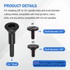 1/4" Cut-Off Wheel Arbor Mounting Mandrel Adapter for Milwau-kee Die