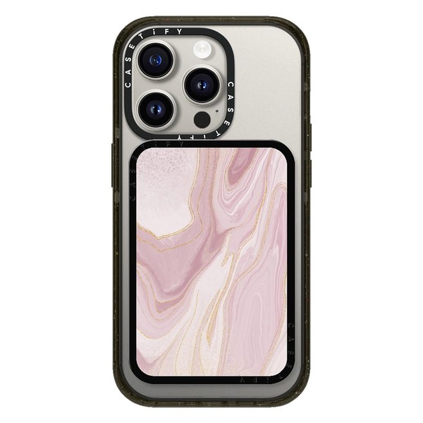 CASETiFY Snappy™ Card Holder Stand for MagSafe - Rose Quartz