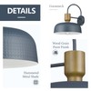 Darkaway Modern Barn Light Fixtures Wall Lamps Sconces with Hammered