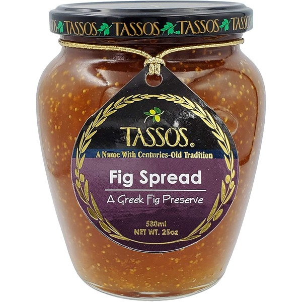 Tassos Traditional Greek Fig Preserve Spread (1 Jar)
