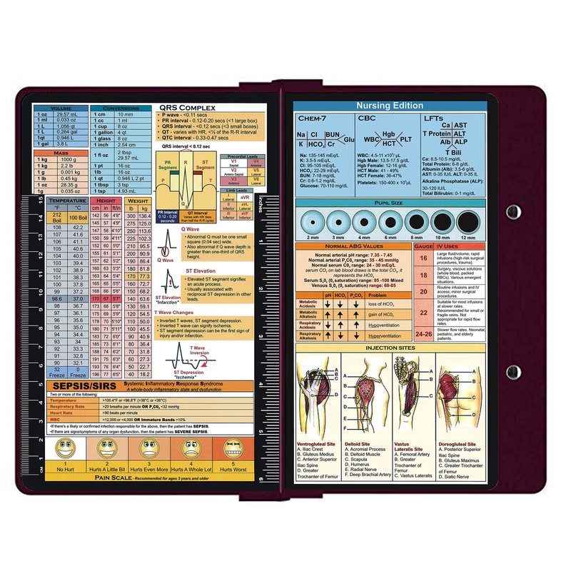 Nursing Clipboard Foldable - Nurse clipboard (Aluminum Clipboard Nursing Edition