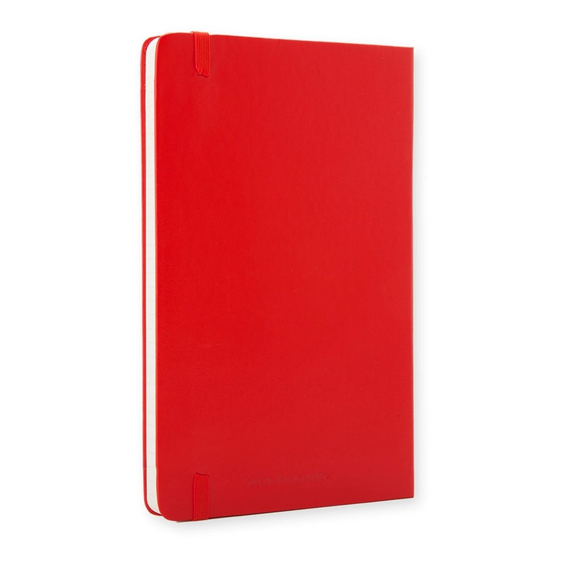 Moleskine Ruled Hard Cover Notebook - Scarlet Red - L/A5