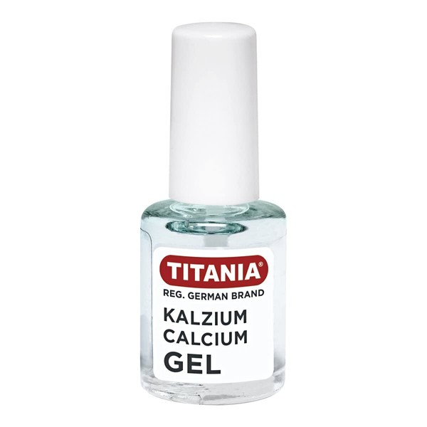 Titania Calcium Gel for increased Nail Elasticity, on blister card