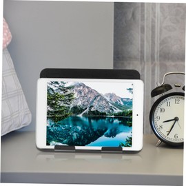 STOBAZA Adjustable Folding Phone and Tablet Holder Desk Mount Stable Flat Base Stand for Home Office Compact Lightweight Design with Cooling Vent Hands Viewing Accessory