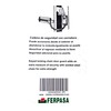 Ferpasa Chrome Door Security Chain with Key Chrome Key Unlock