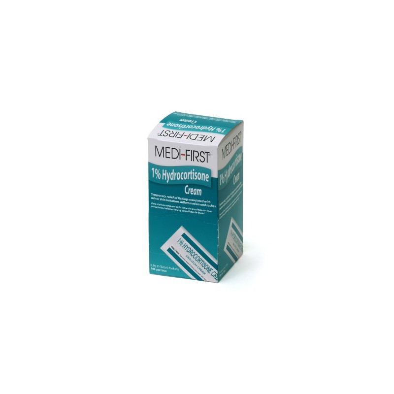 Hydrocortisone Anti-Itch Cream Packets for First Aid & Emergency Kits,