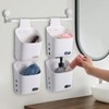 2 Pcs Plastic Hanging Basket Kitchen Storage organizer, Basket with