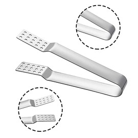 Pack of 4 Tea Pressure Clamps, Tea Bag Tongs, Stainless Steel Heat Resistant Tea Bag Tongs, Stainless Steel Anti-scald, Heat Resistant Tea Bag Squeezer for Home, Kitchen, Bar, Ergonomic Handle