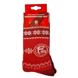 Fortuna Düsseldorf Norwegian Socks Red, red