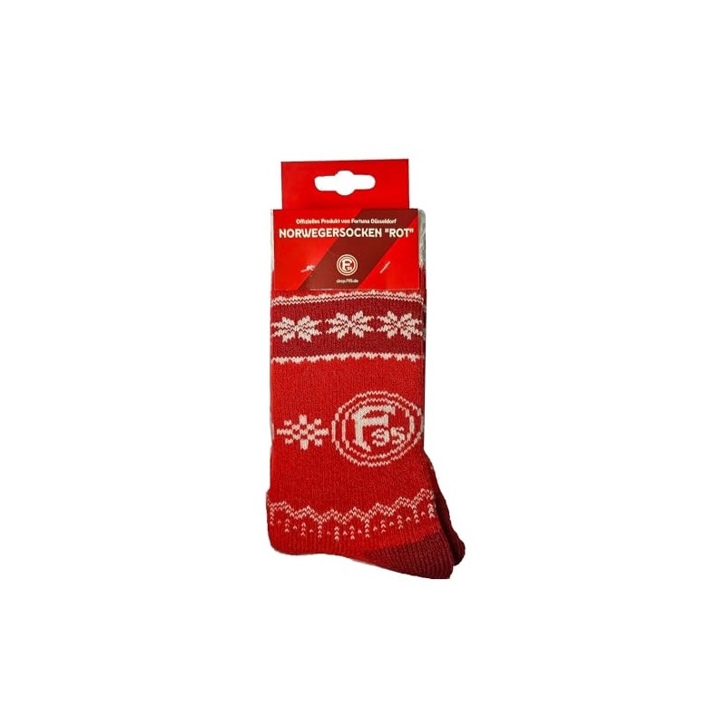 Fortuna Düsseldorf Norwegian Socks Red, red