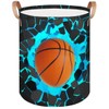 Tiaortas Basketball Collapsible Baby Laundry Basket for Dirty Clothes, Nursery
