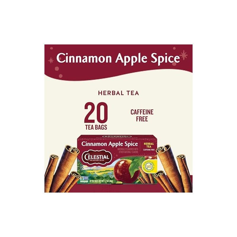 Celestial Seasonings - Té de hierbas, especias de manzana y