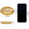 Golden Leaf Ring Holder Jewelry-Dish - Engagement Decor Jewelry Dish