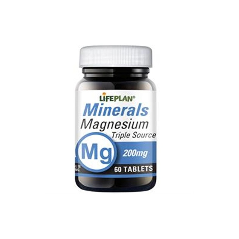 Lifeplan Triple Source Magnesium 200mg 60 Tablets