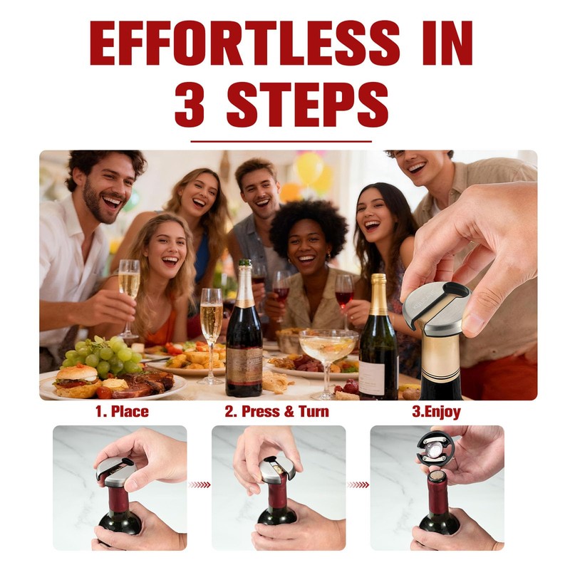 Wine Foil Cutter, Stainless Steel Foil Remover with Sharp Blades
