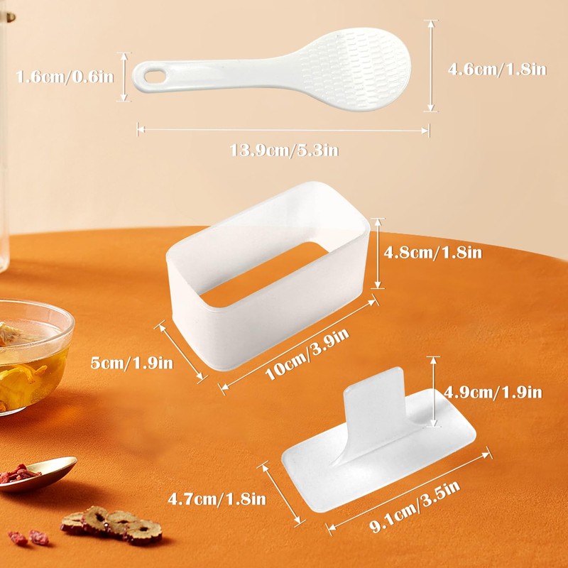 EKIND Sushi Mold Set for Rice Musubi Maker Press DIY