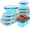 8 Pack Collapsible Food Storage Containers with Lid & Air