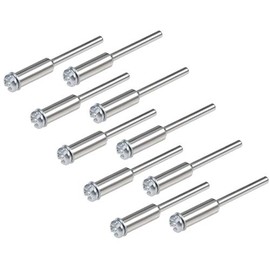 sourcing map Cut-off Wheel Screw Mandrels 2.35mm Shank Diameter Cutting Disc Holder for Compatible Rotary Tools 10 Pcs