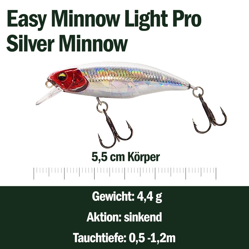 Wobblers Set of 5 for Trout & Bass, 5.5 cm,