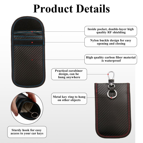 witeup Schutz Autoschlssel Kompatibel mit Keyless Go, 2 Pack Schlssel