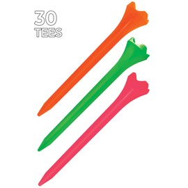 Pride Performance 3-1/4" Citrus Mix Golf Tee, 30 count