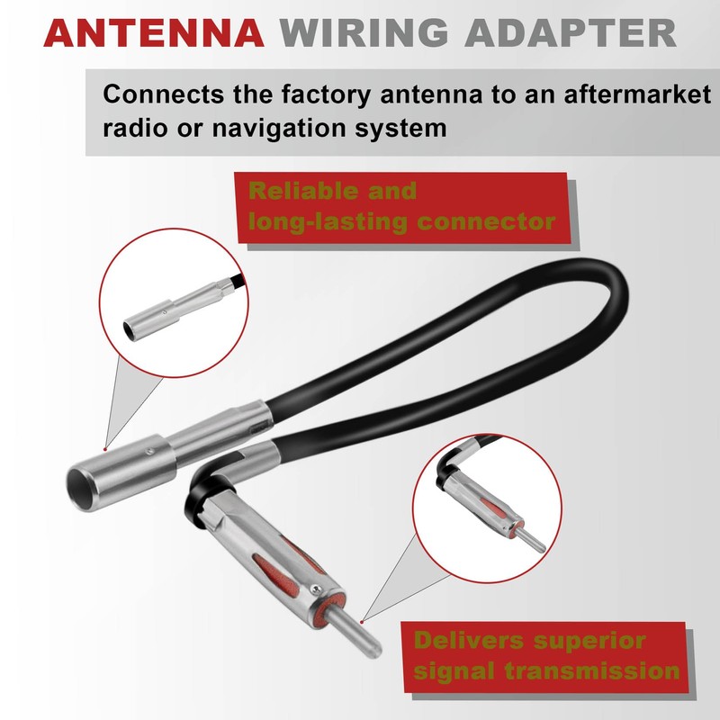 Radio Wiring Harness with Antenna Adapter Compatible with 2003-2006 Chevy