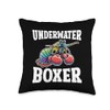 Mantis Shrimp Underwater Peacock Mantis Shrimp Throw Pillow
