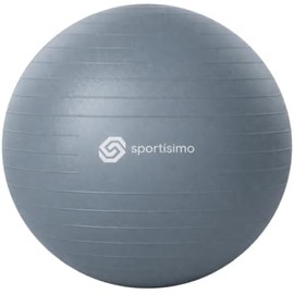 Sportisimo - Pelota de Yoga y Pilates 65 cm con Bomba de Inflado - Extra Gruesa 2000 micrómetros Resistente 200 Kilos - Antideslizante para Ejercicio y Equilibrio Corporal