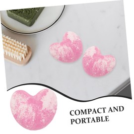 MERRYHAPY Bath 40g Lavender Aromatherapy Spa Heart Bath Salt Hot Bath Shower Tablets for Women Travel-size Mom Daughter